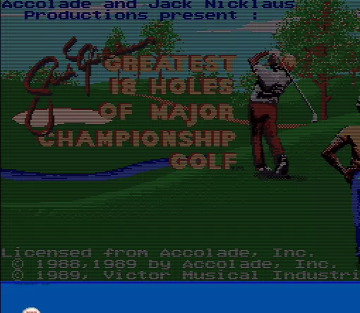 jeu Jack Nicklaus' Greatest 18 Holes of Major Champ. Golf